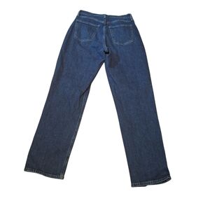 Old Navy Extra High Rise Curvy SKY-HI Straight Jeans Button Fly Ladies 10 TALL